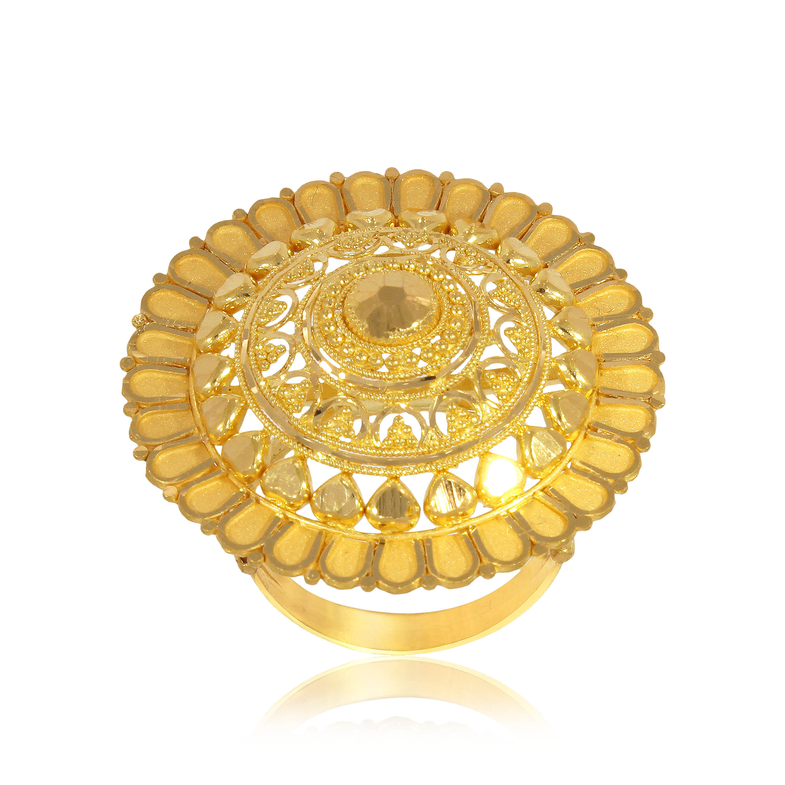 hema AABI JEWELS 22CT  BIS HALLMARK GOLD ring FOR  WOMEN