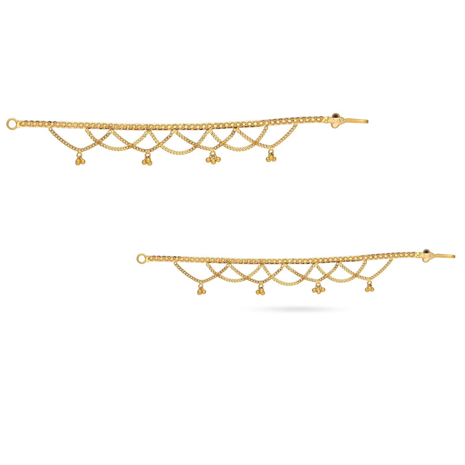 siri aabi jewels bis hallmark  22 karat gold  hair pin for woman