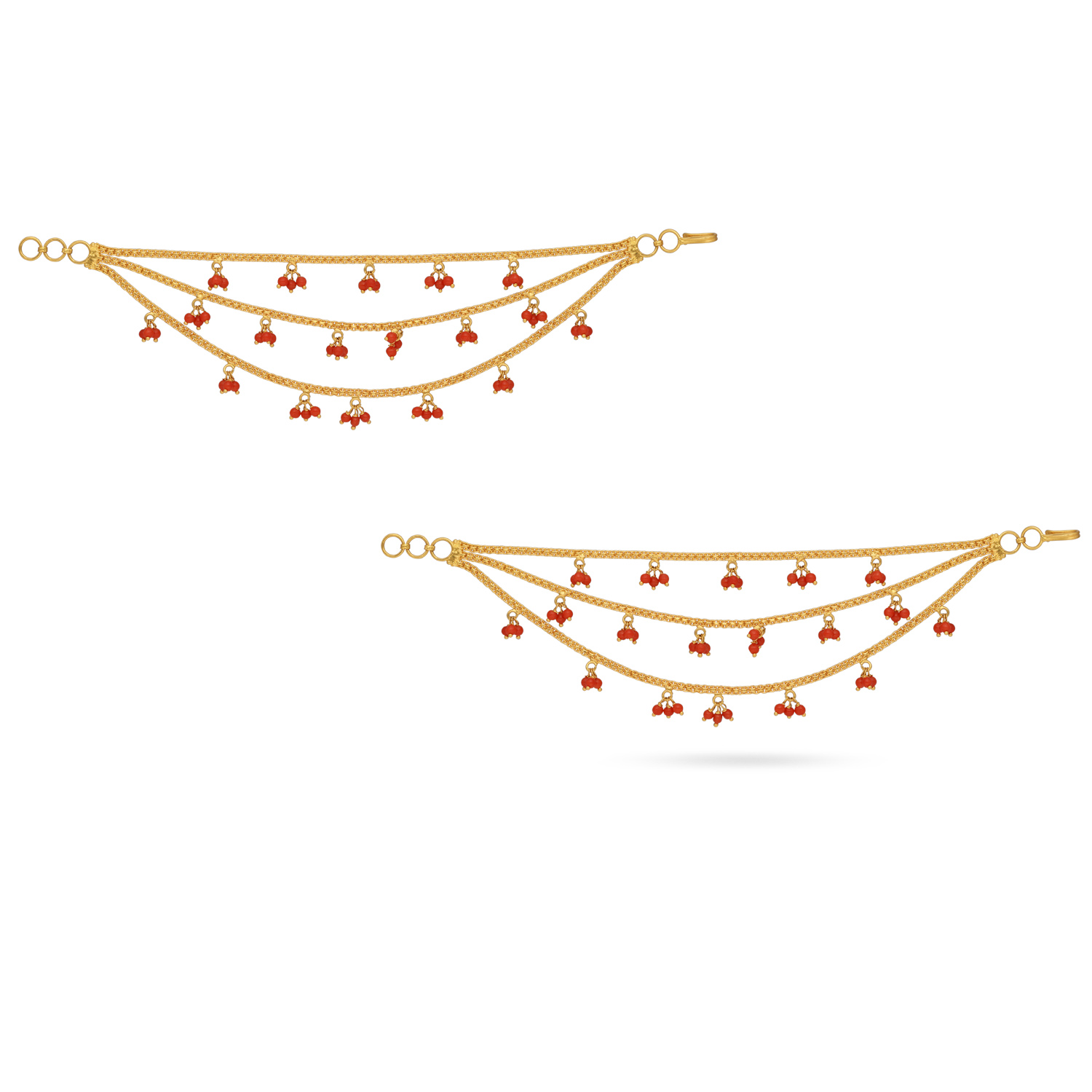 dirvi aabi jewels bis hallmark  22 karat gold  hairpin for woman