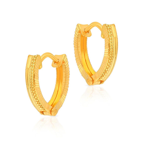 Simer  AABI JEWELS 22CT  BIS HALLMARK GOLD EARRINGS FOR  WOMEN