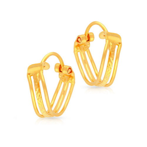 Nisa aabi jewels 22ct bis hallmark hoops for woman