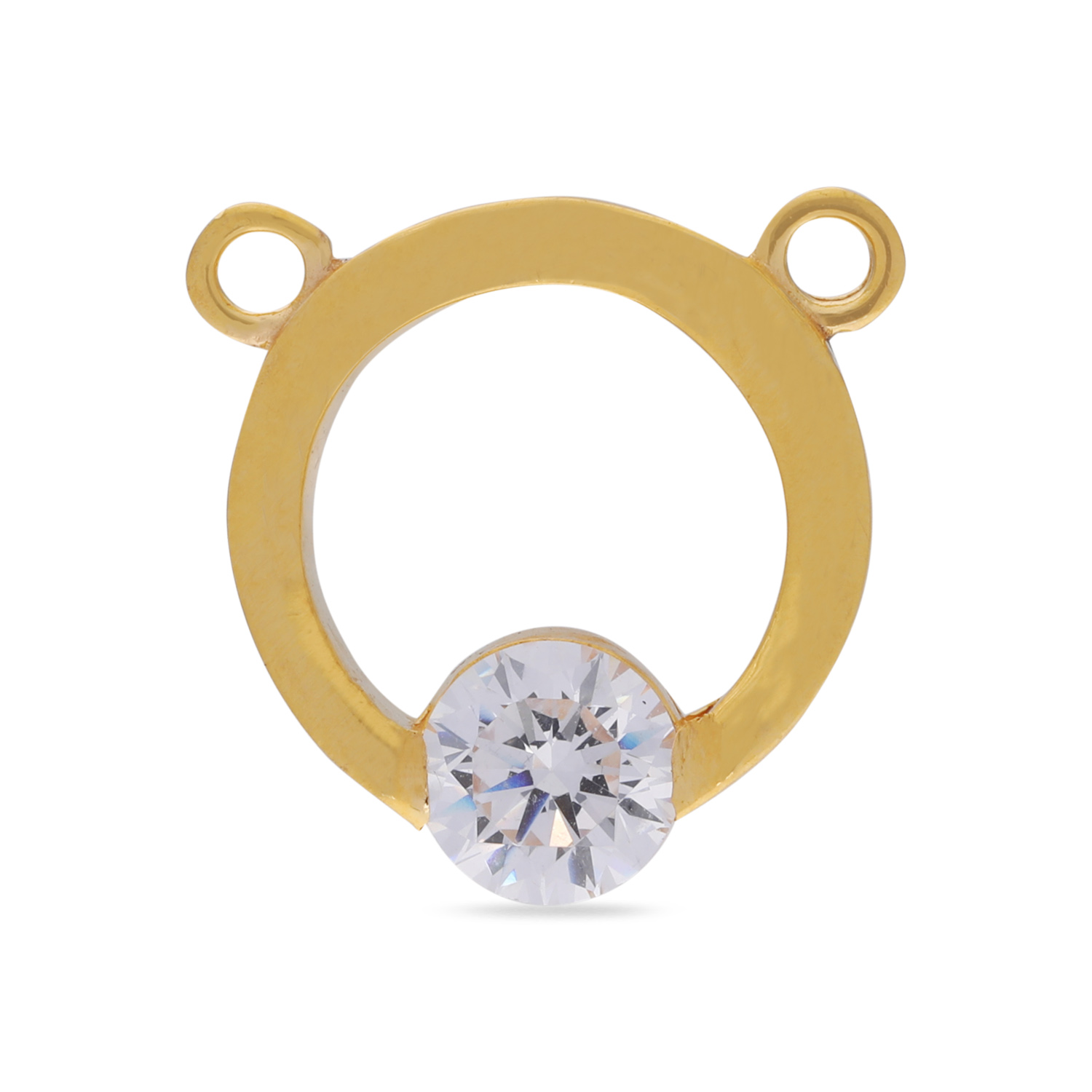 cee aabi  jewels  bis hallmark gold gemstone pendant for woman