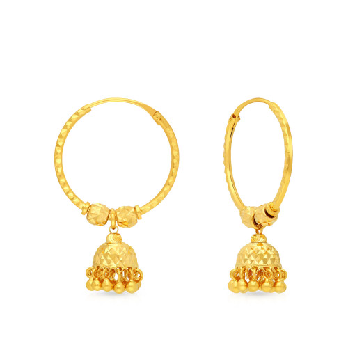 Vuxi aabi jewels 22ct bis hallmark hoops for woman