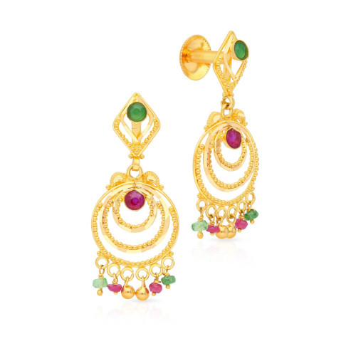 NAVI aabi jewels 22ct bis hallmark hoops for woman