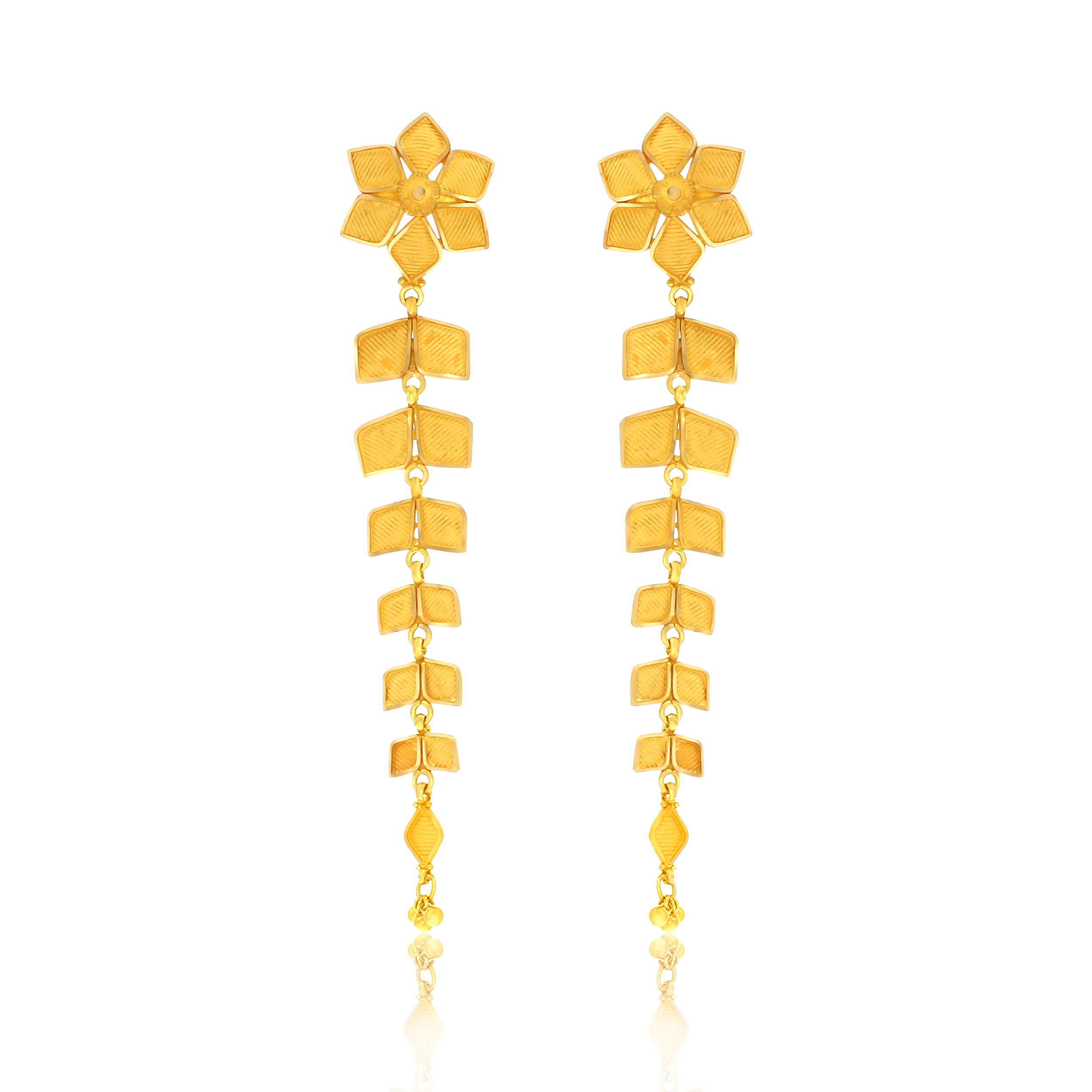 URMI AABI JEWELS 22CT  BIS HALLMARK GOLD EARRINGS FOR  WOMEN
