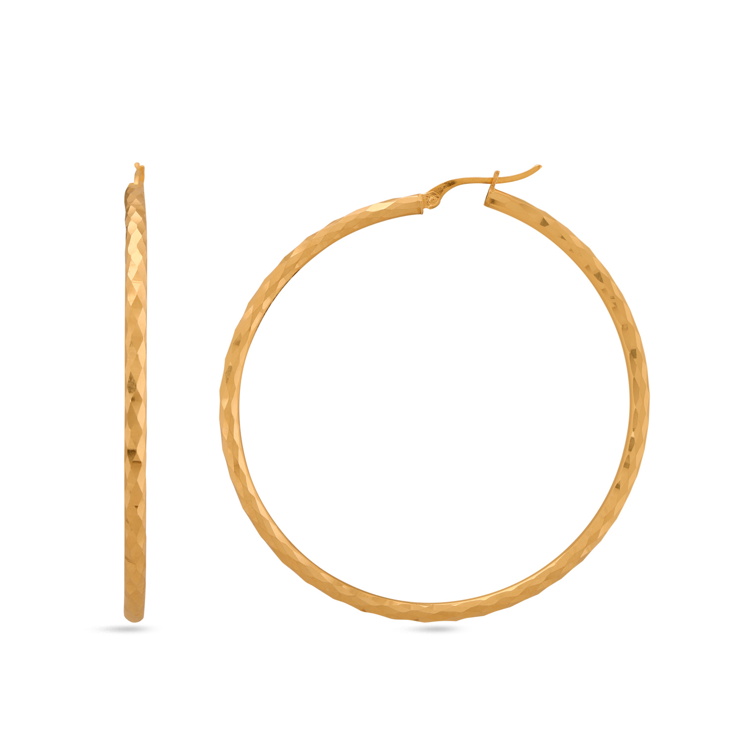 lavi aabi jewels 22 carat bis hallmark  gold round bali for woma