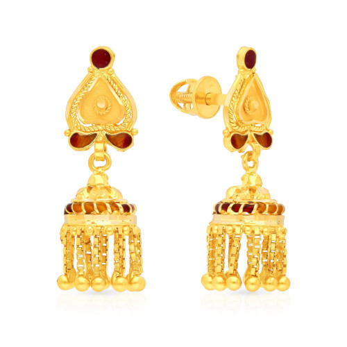 Wonq aabi jewels 22ct bis hallmark hoops for woman