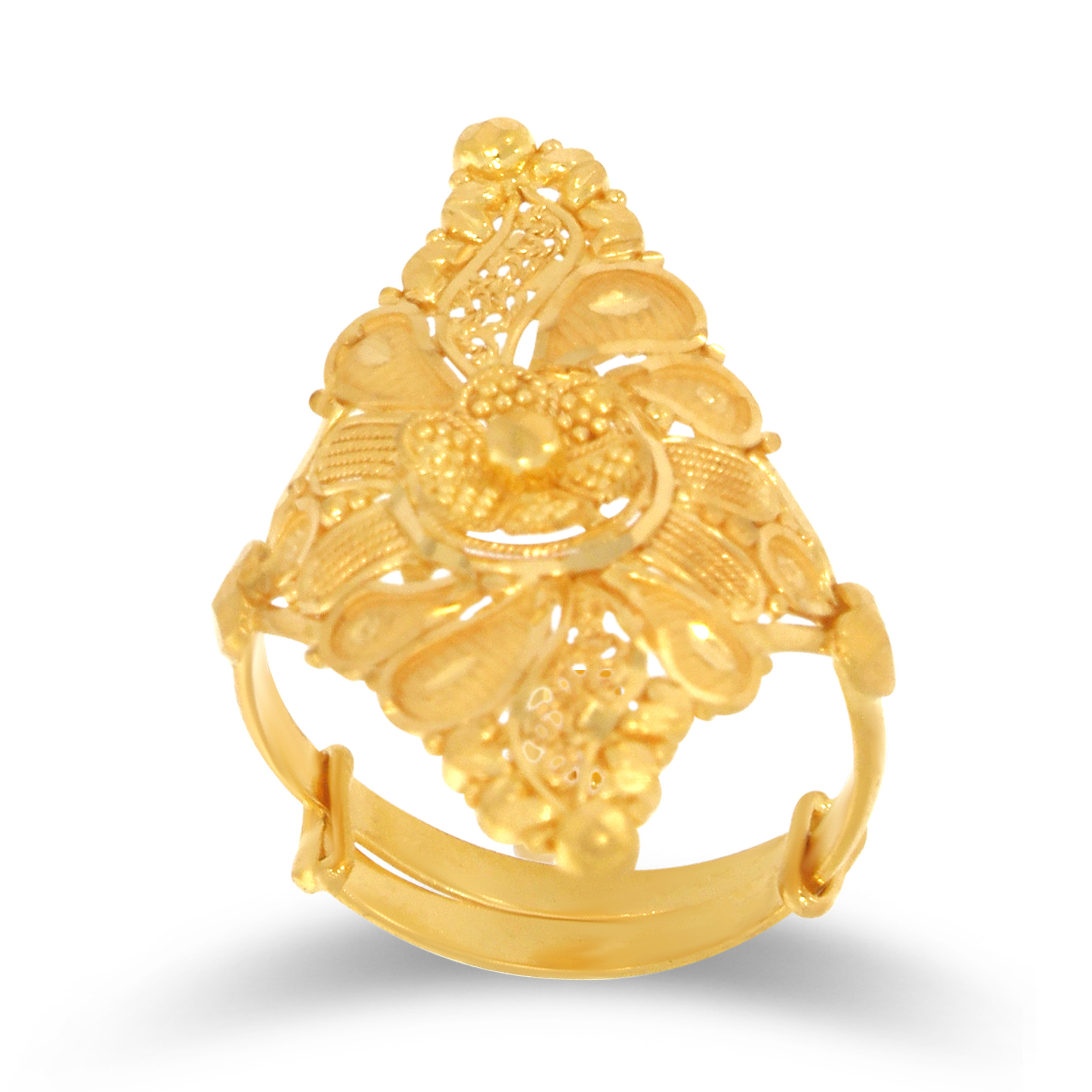 AANA AABI JEWELS 22CT  BIS HALLMARK GOLD EARRINGS FOR  WOMEN