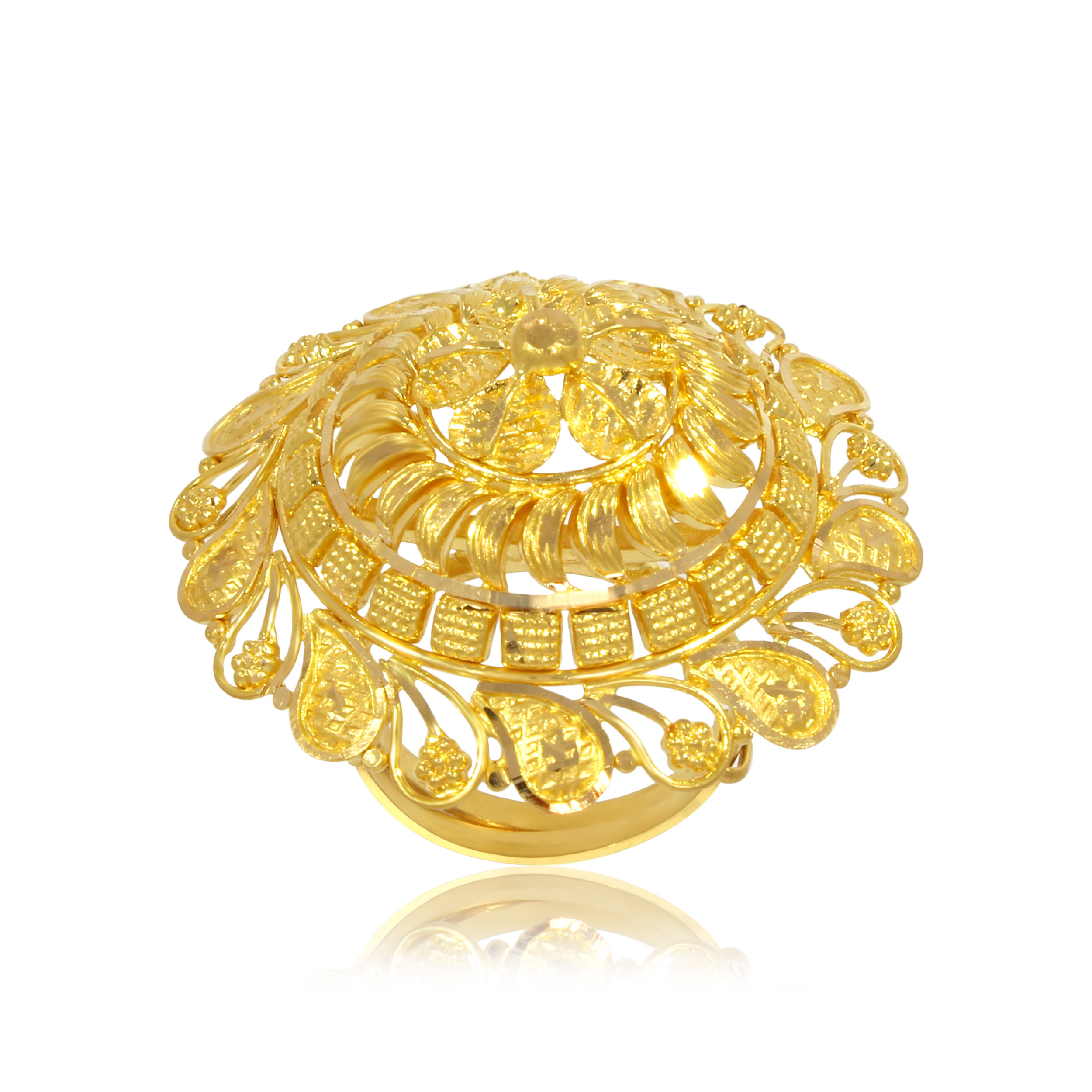 SIYA AABI JEWELS 22CT  BIS HALLMARK GOLD EARRINGS FOR  WOMEN