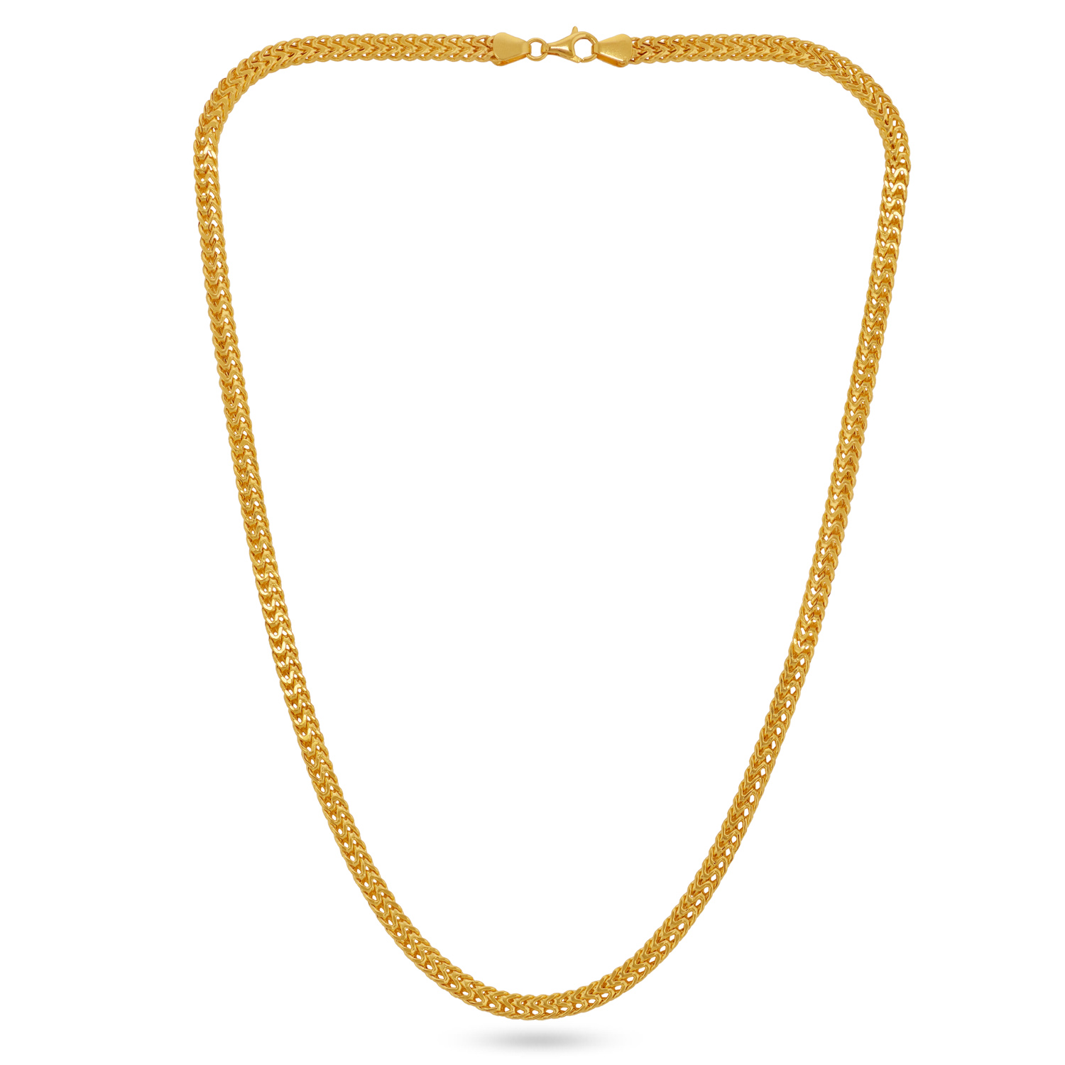 rope chain aabi jewels  bis  hallmark  22 karat gold chain for m