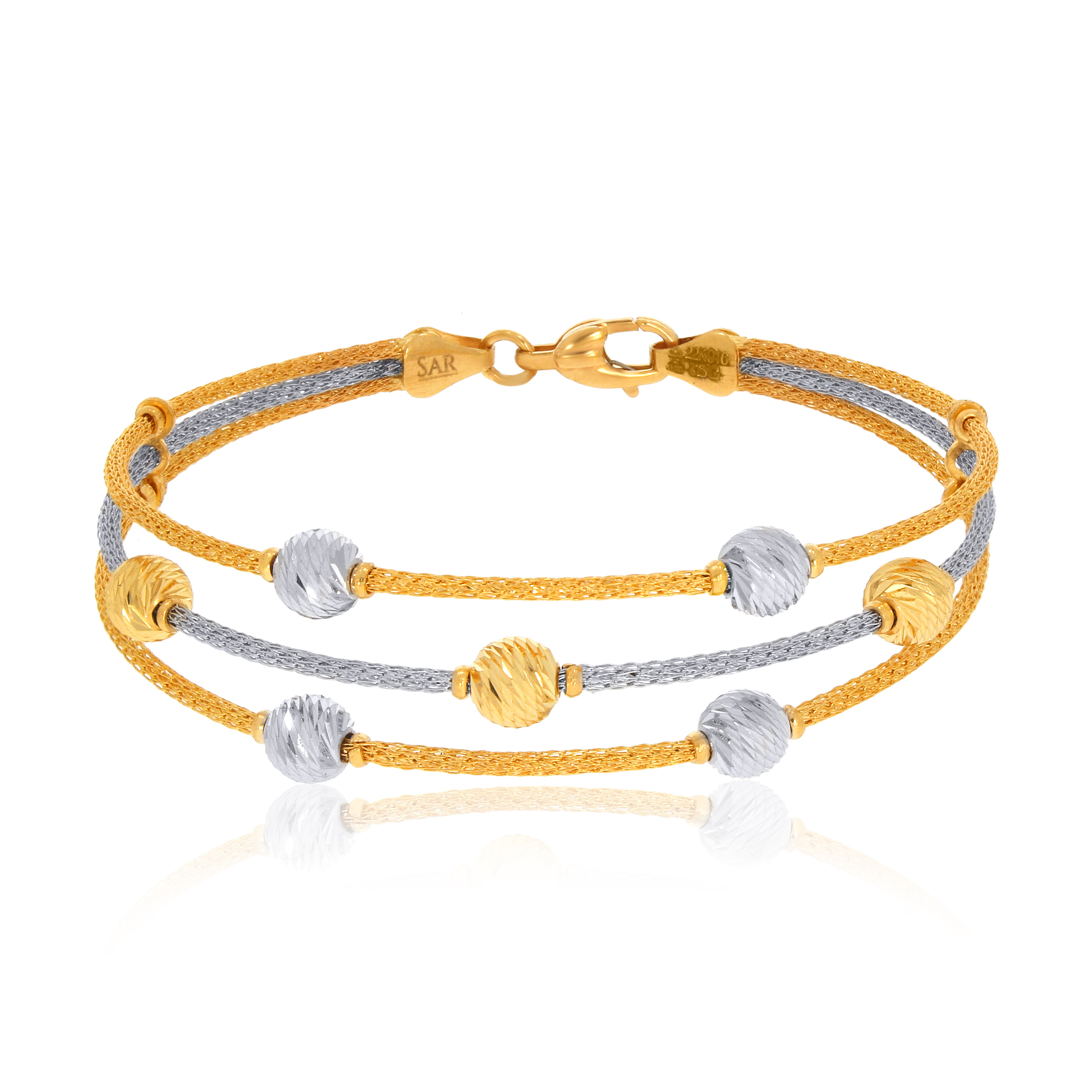 JVAR AABI JEWELS 22KT  BIS HALLMARK GOLD JEWELLRY NEW DESIGN  DA