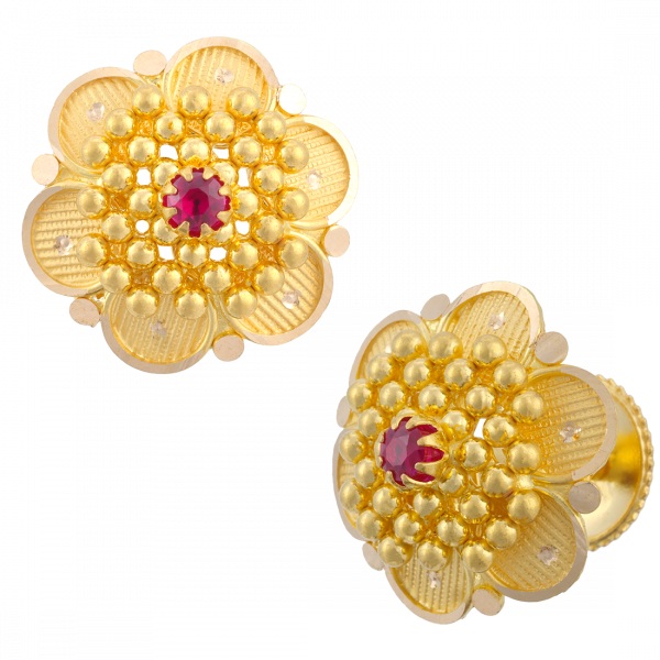 TEENA  AABI JEWELS 22CT  BIS HALLMARK GOLD  HOOPS FOR  WOMAN