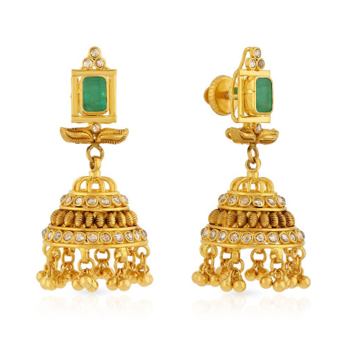 SOLI AABI JEWELS 22CT BIS HALLMARK GOLD JHUMKA WOMAN