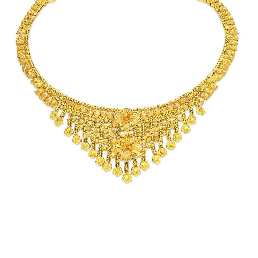 SEM AABI JEWELS 22CT BIS HALLMARK GOLD NECKLACE