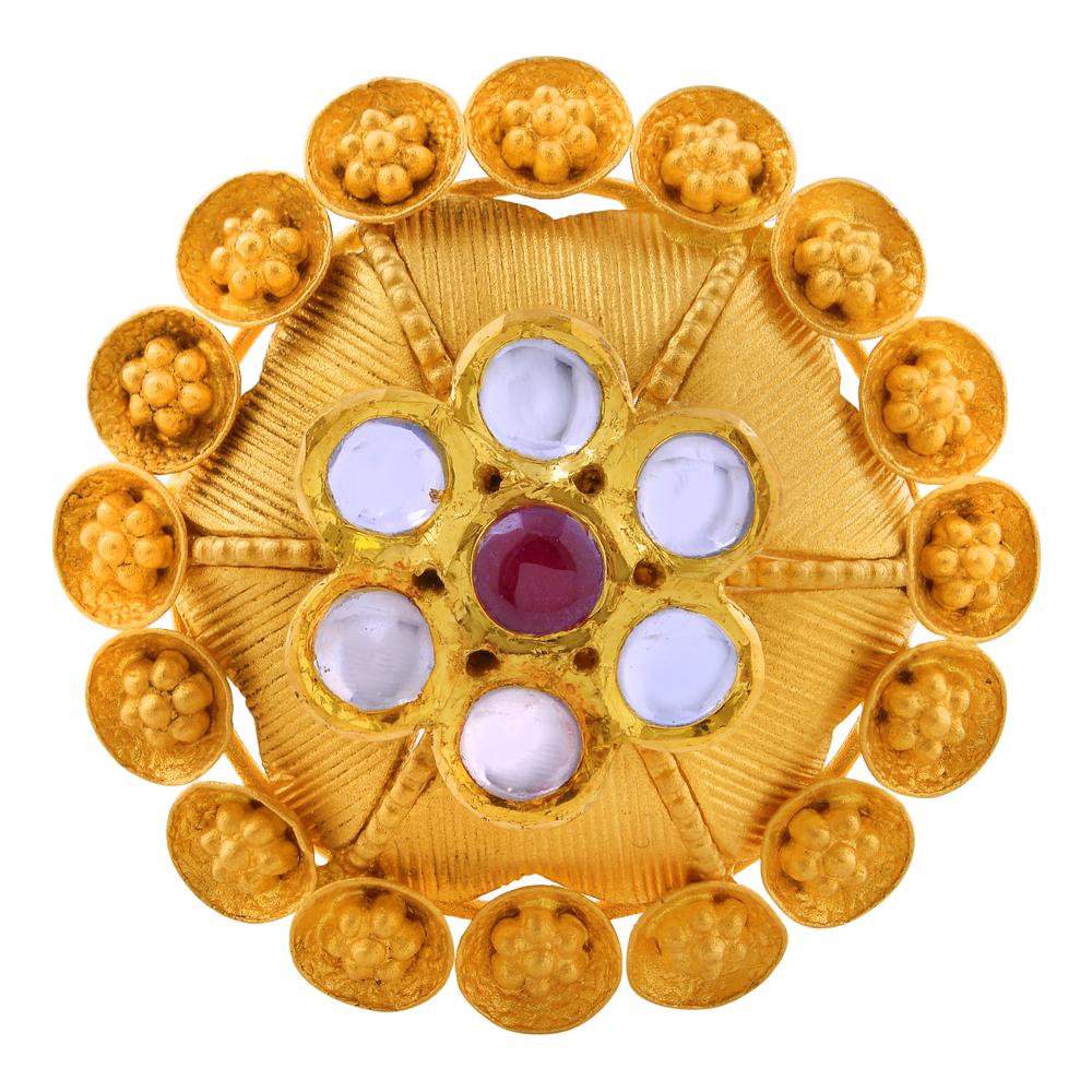 HELI  AABI JEWELS 22CT  BIS HALLMARK GOLD  BIG SIZE RINGS FOR  W