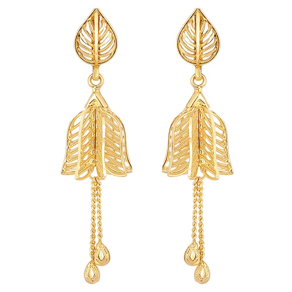 NION AABI JEWELS 22CT  BIS HALLMARK GOLD JEWELLRY  JHUMKI FOR  W