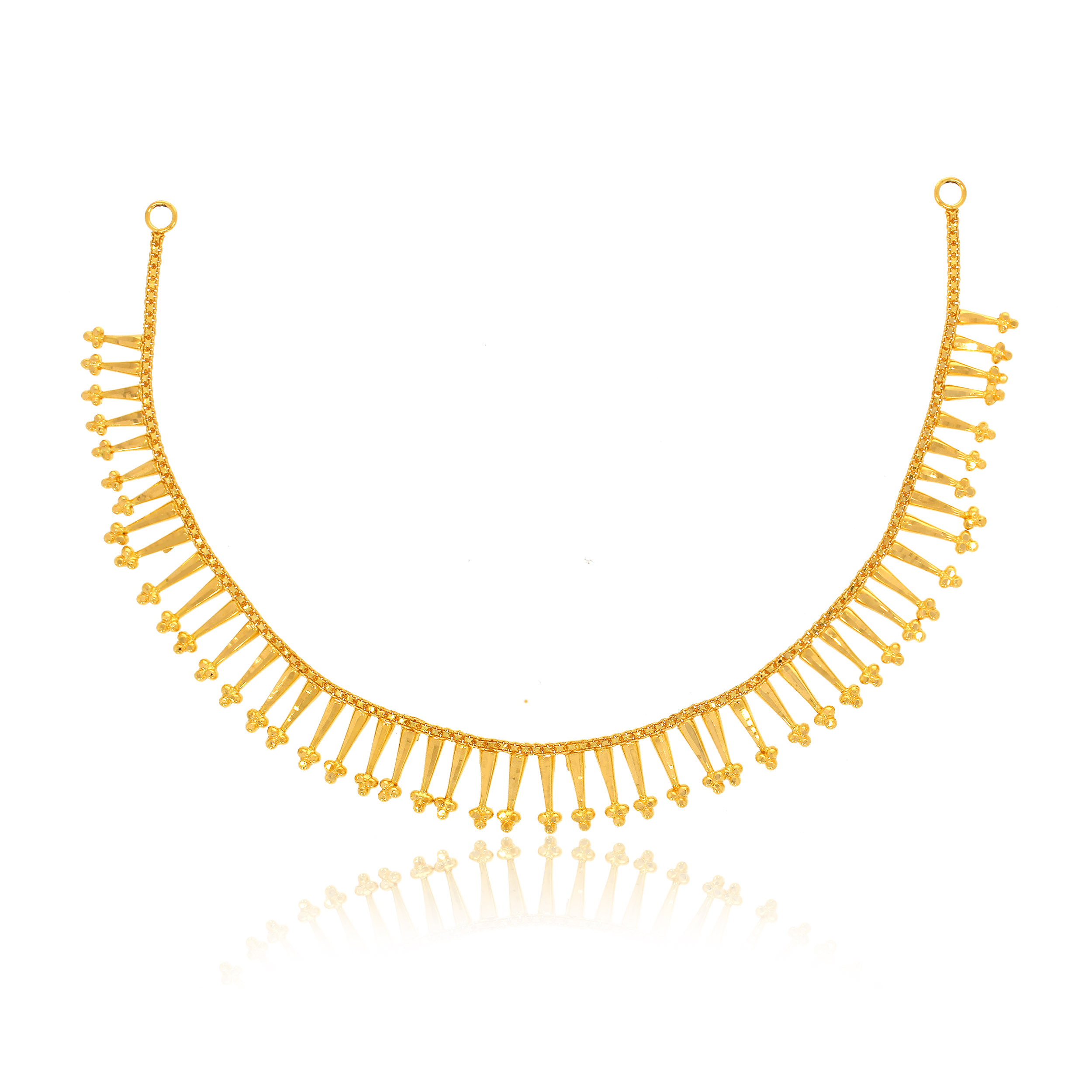 ROHI  AABI JEWELS 22CT BIS HALLMARK GOLD   NECKLACE FOR WOMAN