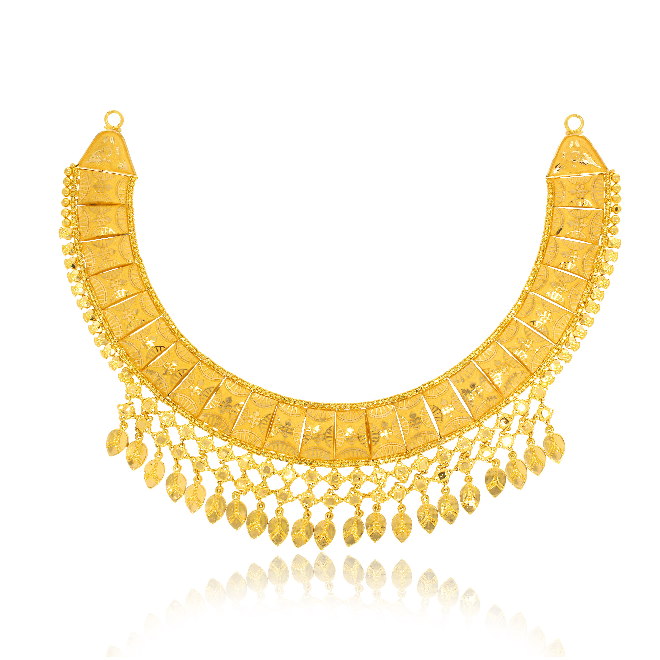 NASI AABI JEWELS 22CT  BIS HALLMARK GOLD NECKLACE FOR  WOMEN