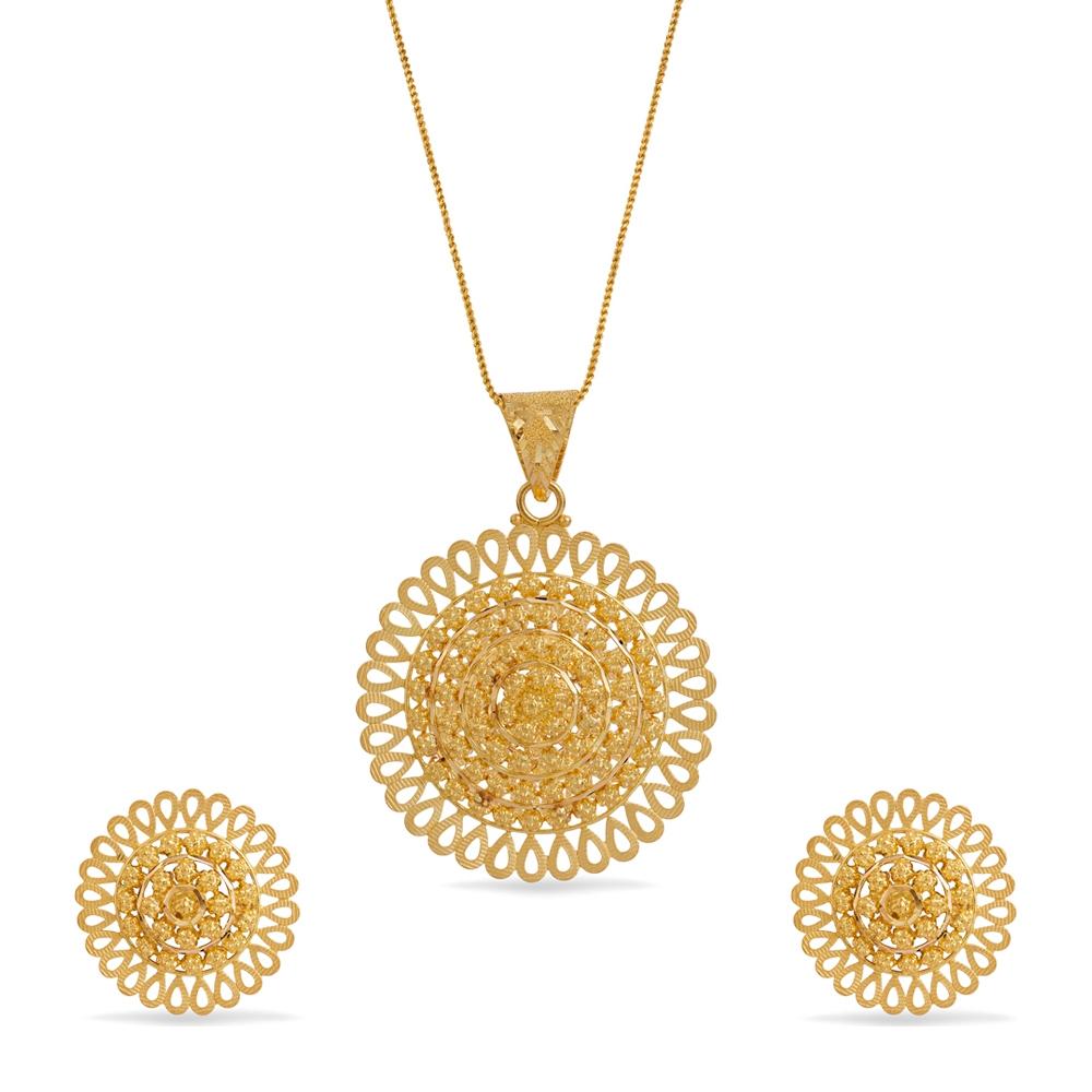 SOOR  AABI JEWELS 22CT  BIS HALLMARK GOLD JEWELLRY  PENDANT FOR