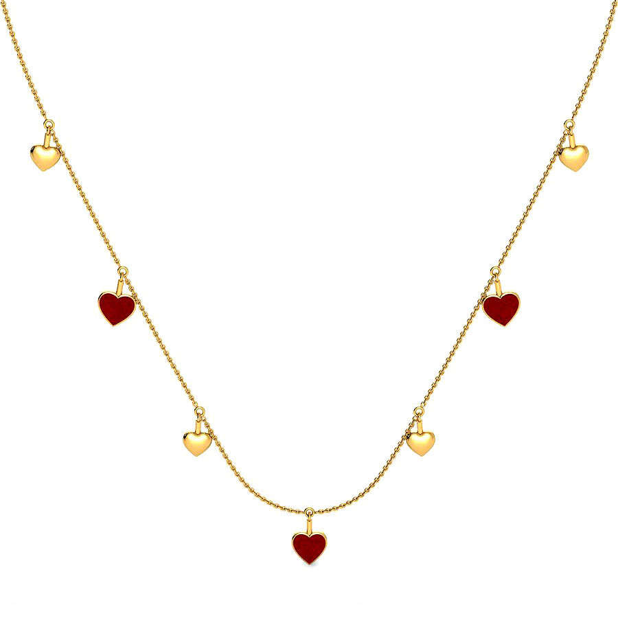 PURU  AABI JEWELS 22CT  BIS HALLMARK GOLD GIFT NECK CHAIN FOR  W
