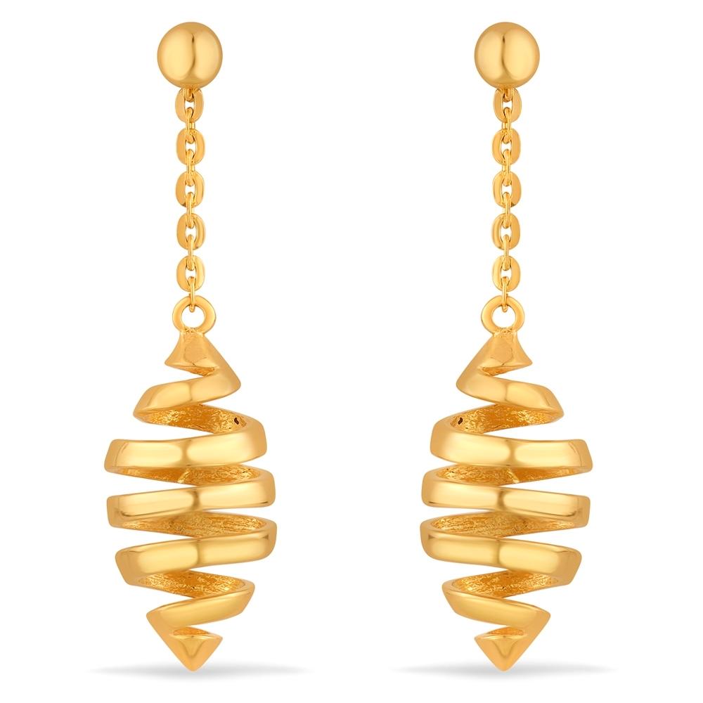 MOI AABI JEWELS 22CT  BIS HALLMARK GOLD JEWELLRY  JHUMKI FOR  WO