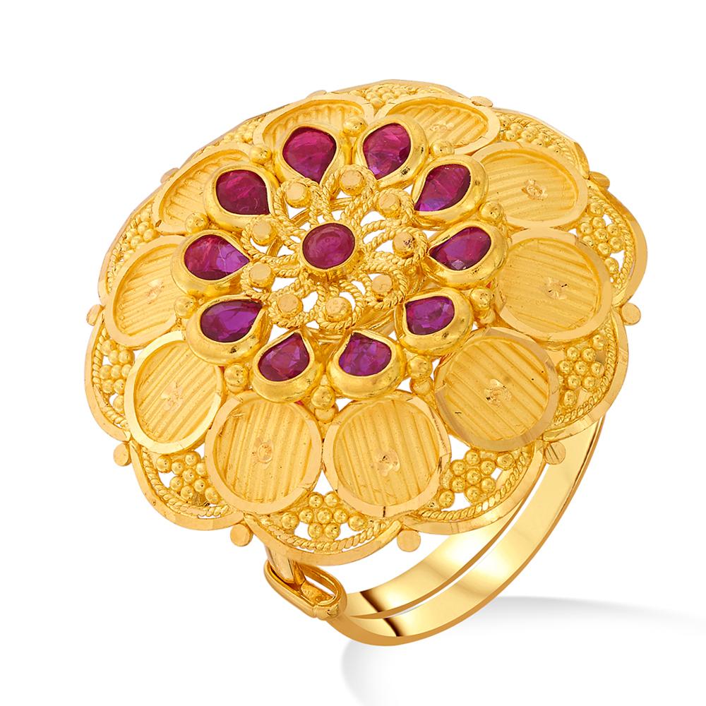 HAVEL  AABI JEWELS 22CT  BIS HALLMARK GOLD  BIG SIZE RINGS FOR