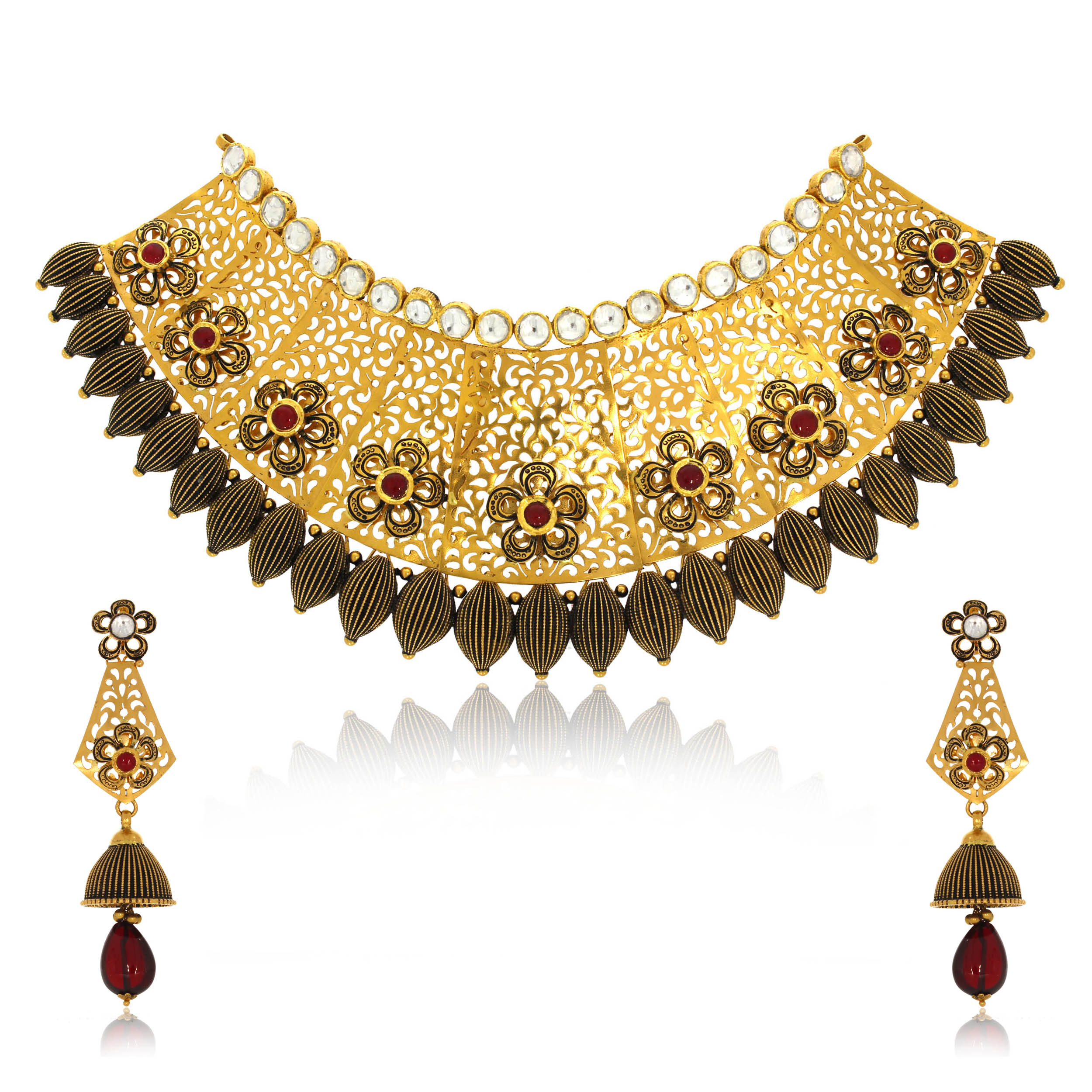 LAVENDER AABI JEWELS 22CT  BIS HALLMARK GOLD GEMSTONE ROYAL  NEC