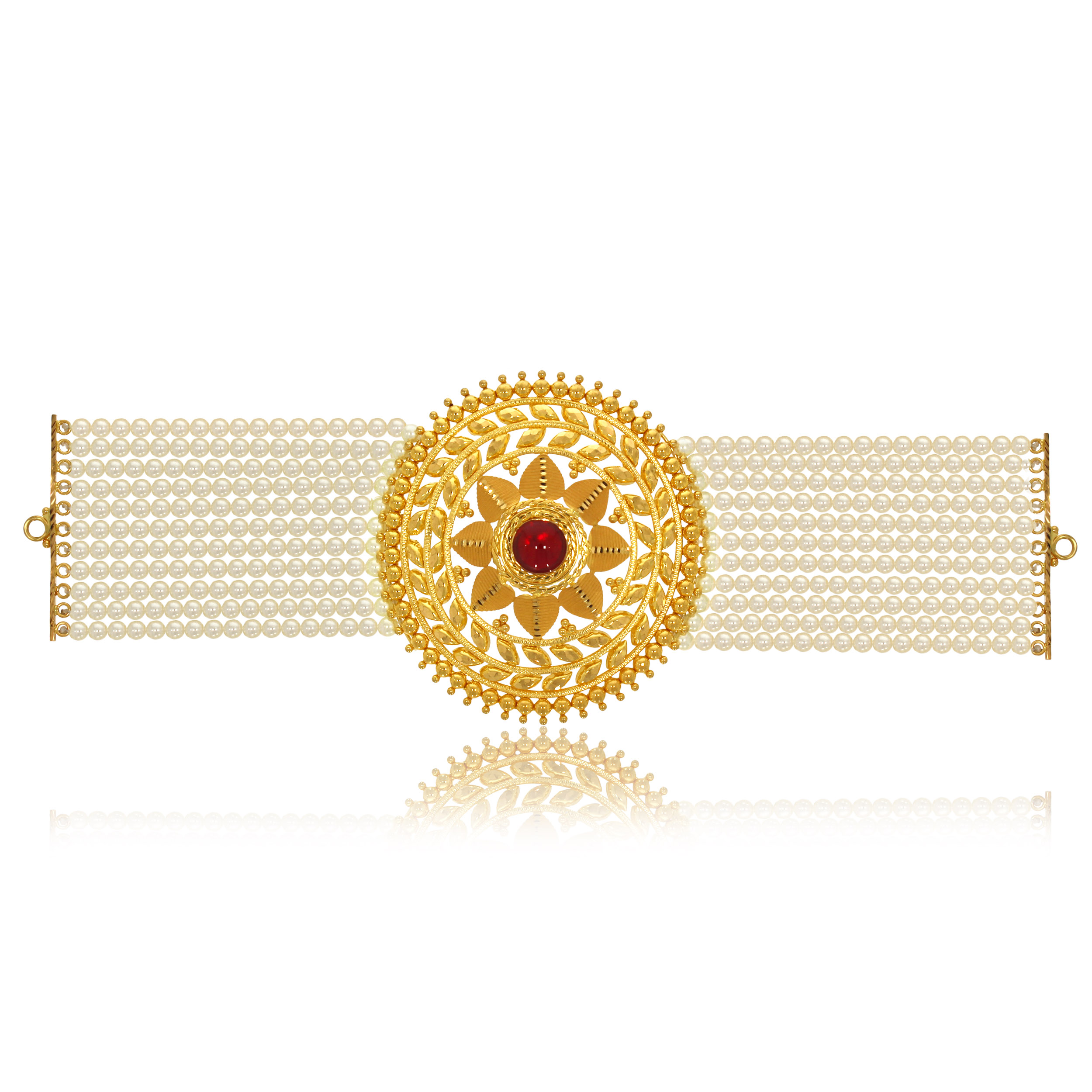 SIYA  AABI JEWELS 22CT BIS HALLMARK GOLD  NECKLACE FOR WOMAN