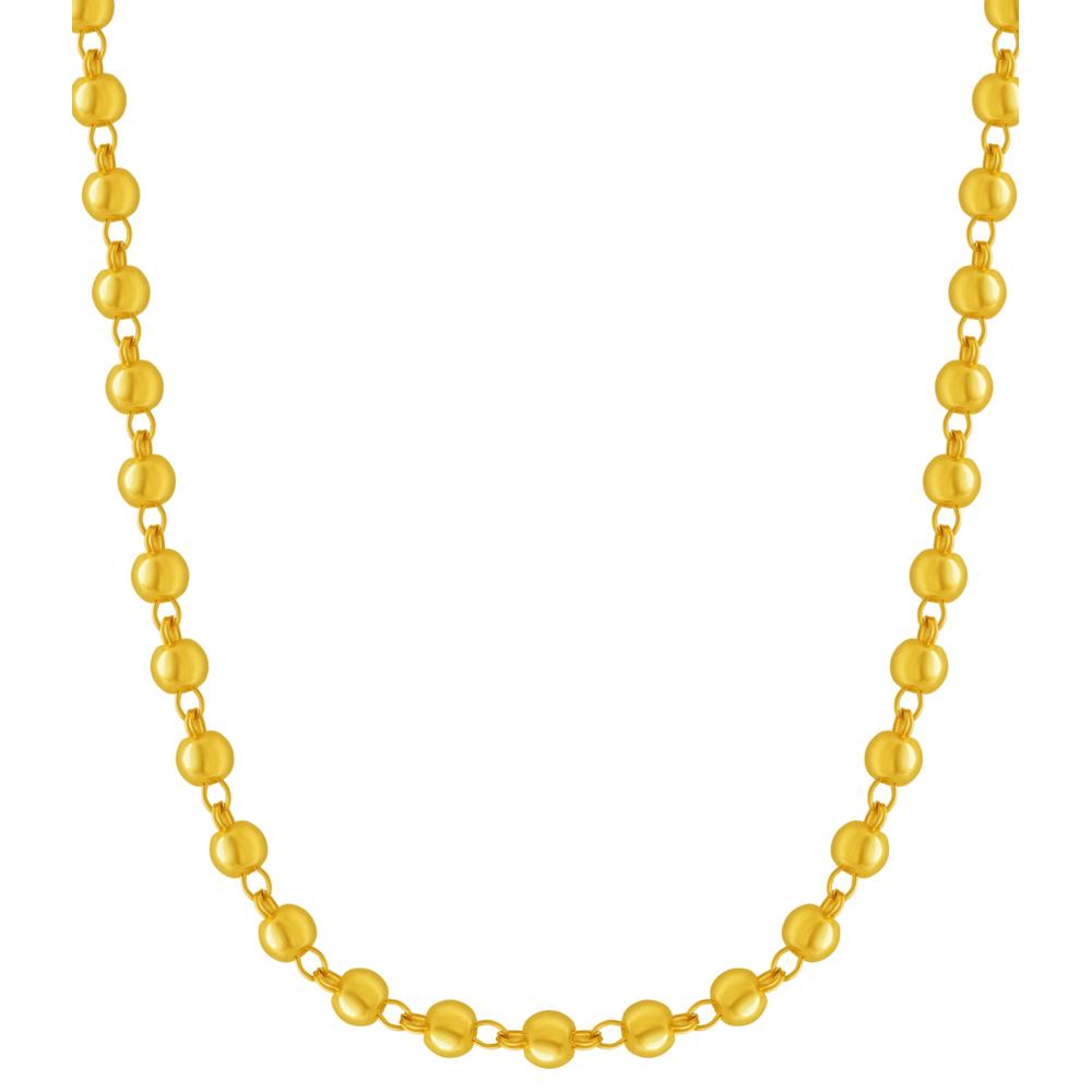 AASU AABI JEWELS 22CT  BIS HALLMARK GOLD  LONG CHAIN FOR  WOMEN