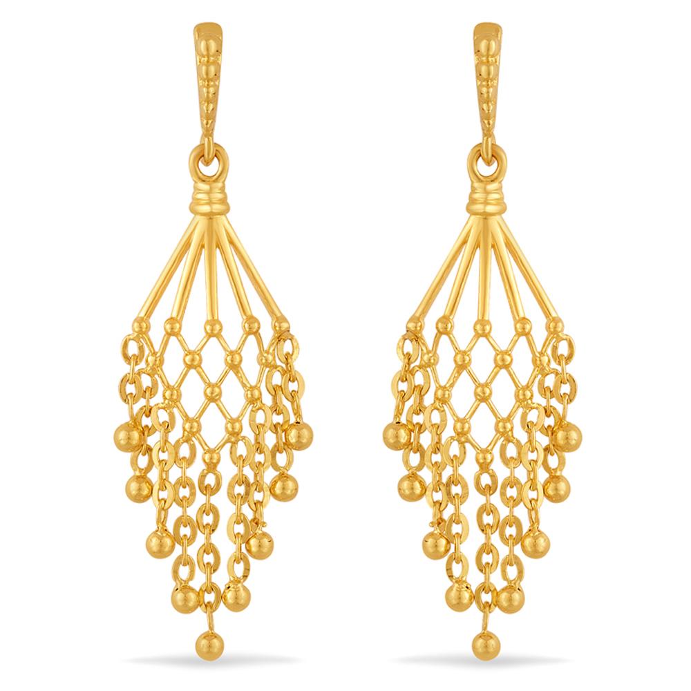 SUNNI AABI JEWELS 22CT  BIS HALLMARK GOLD JEWELLRY EARRINGS FOR 