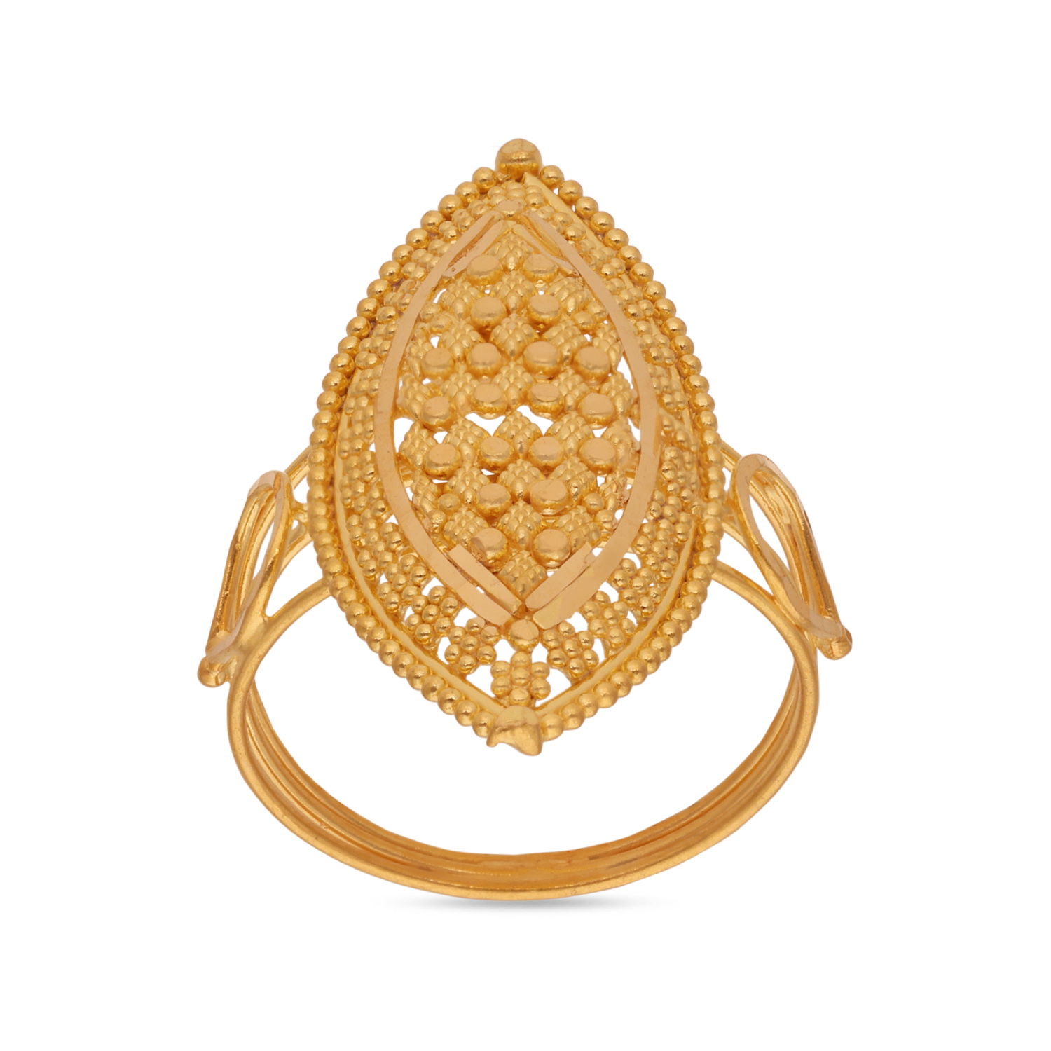 PIYA AABI JEWELS 22CT  BIS HALLMARK GOLD RING FOR  WOMEN