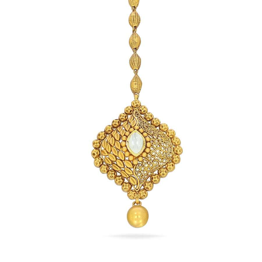 HAAN AABI JEWELS 22CT  BIS HALLMARK GOLD  MAANG TIKA    FOR  WOM