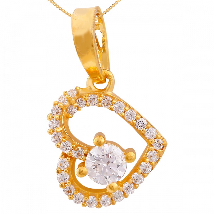 HEARTVEL   AABI JEWELS 22KT  BIS HALLMARK GOLD JEWELLRY NEW DESI