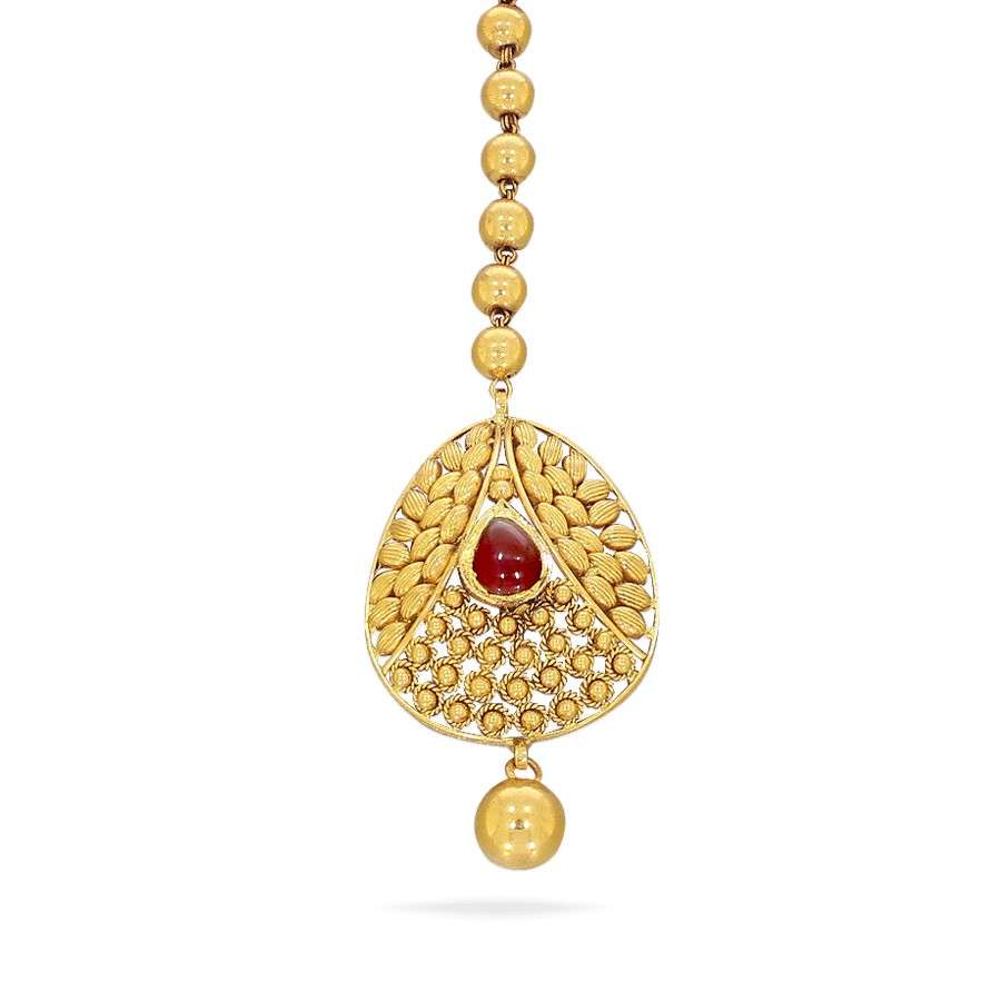 RIHAN AABI JEWELS 22CT  BIS HALLMARK GOLD  MAANG TIKA    FOR  WO