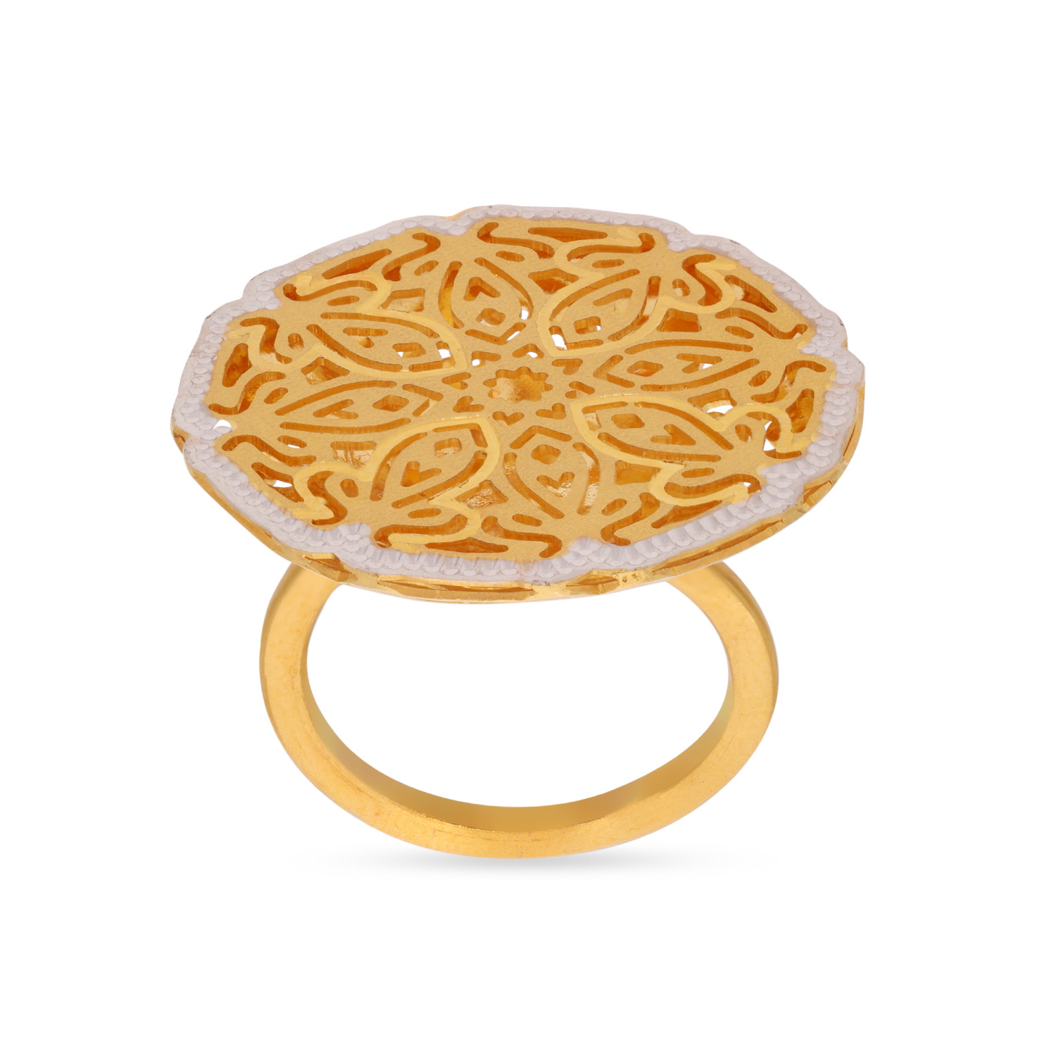 ZUNI AABI JEWELS 22CT  BIS HALLMARK GOLD RING FOR  WOMEN