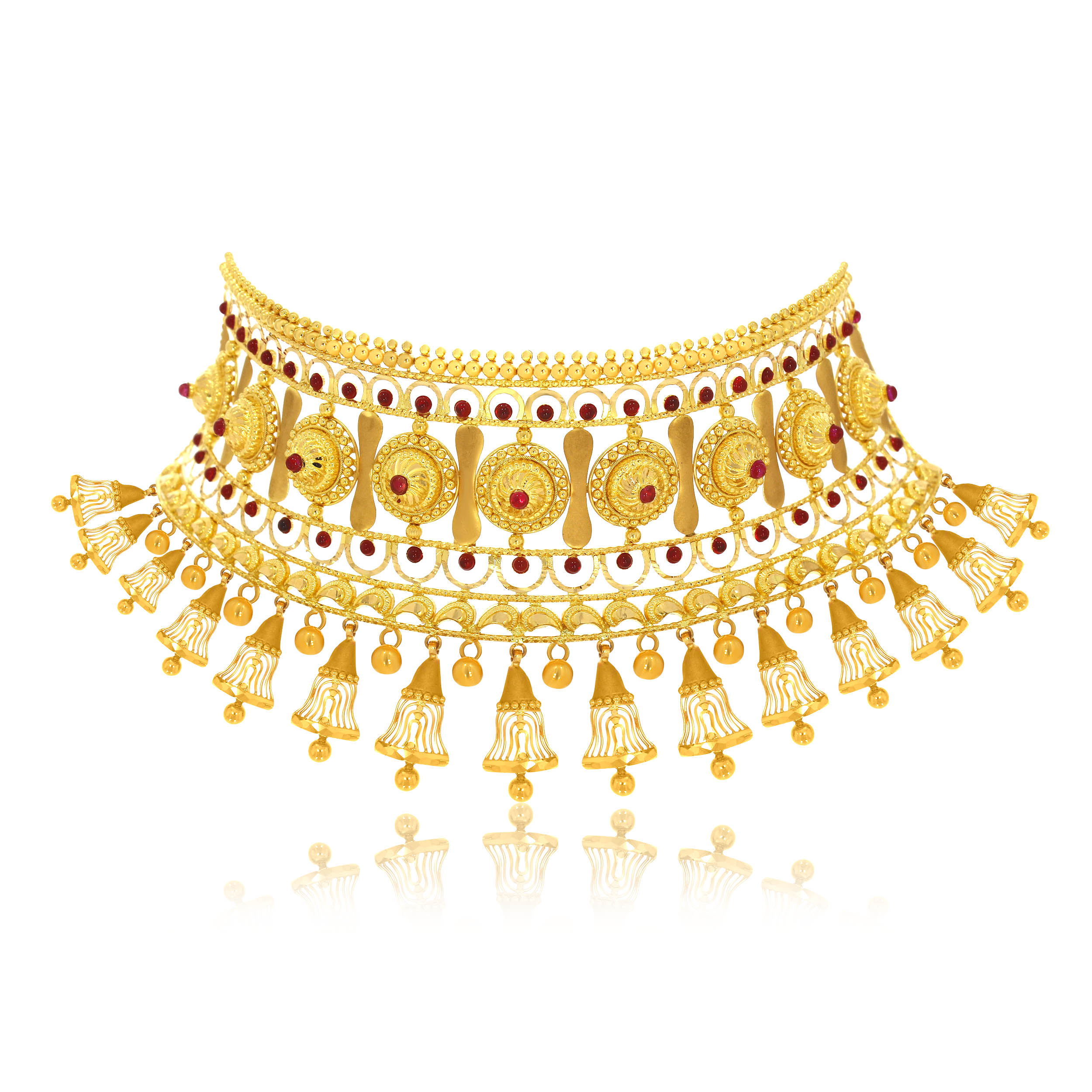 SURBI AABI JEWELS 22CT BIS HALLMARK GOLD  NECKLACE FOR WOMAN