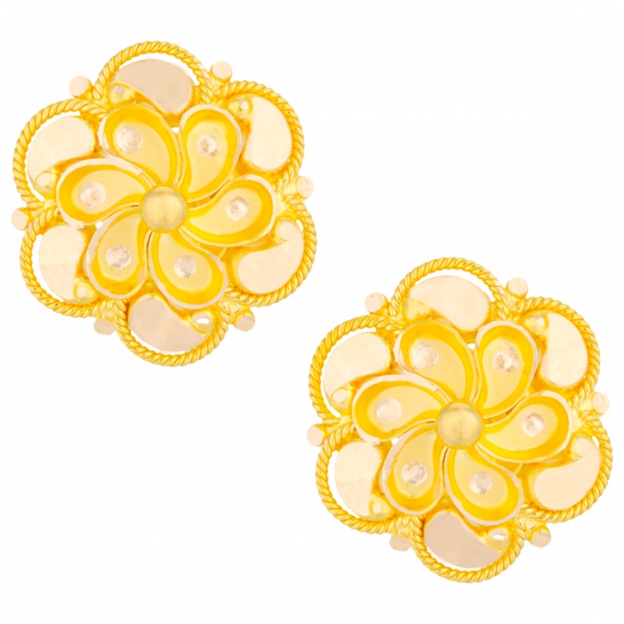 SASI  AABI JEWELS 22KT  BIS HALLMARK GOLD JEWELRY EARRINGS FOR  
