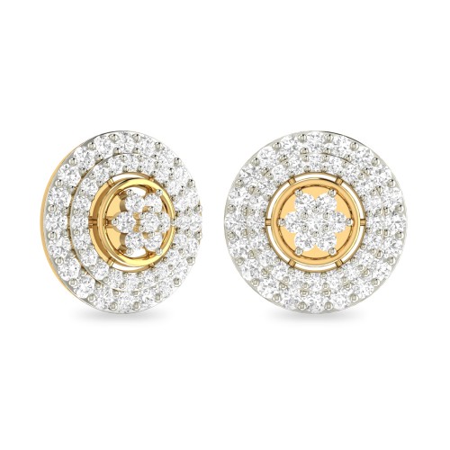 ZEPIZ AABI JEWELS IGI CERTIFIED DIAMOND JEWELRY HOOPS EARRING