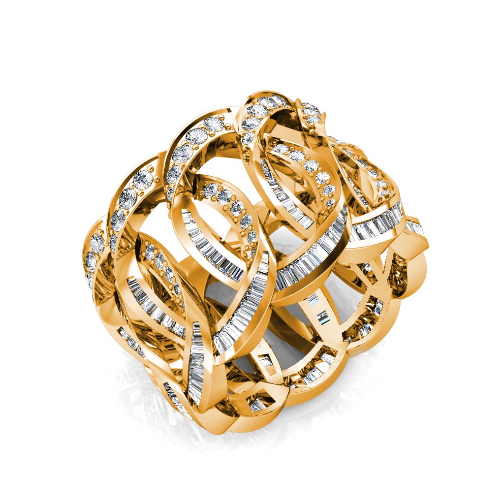 LAKH AABI JEWELS IGI CERTIFIED DIAMOND JEWELRY DIAMOND RING  YEL