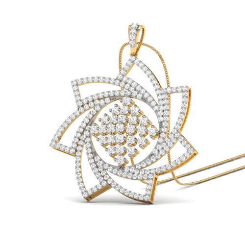 ANIKA AABI JEWELS IGI CERTIFIED DIAMOND JEWELRY PENDANT