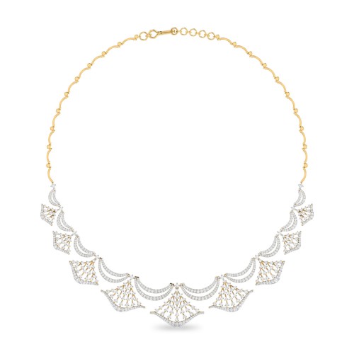 PULI AABI JEWELS IGI CERTIFIED DIAMOND JEWELRY DIAMOND NECKLACE