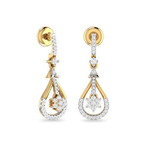 ROOH AABI JEWELS IGI CERTIFIED DIAMOND JEWELLRY DIAMOND EARRINGS