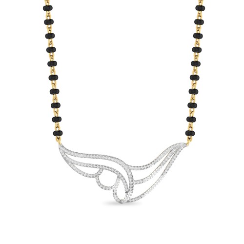 KIM AABI JEWELS IGI CERTIFIED DIAMOND JEWELRY DIAMOND MAGALSUTRA