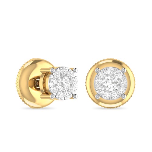 JESSICA AABI JEWELS  DIAMOND IGI CERTIFIED DIAMOND EARRINGS TOPE