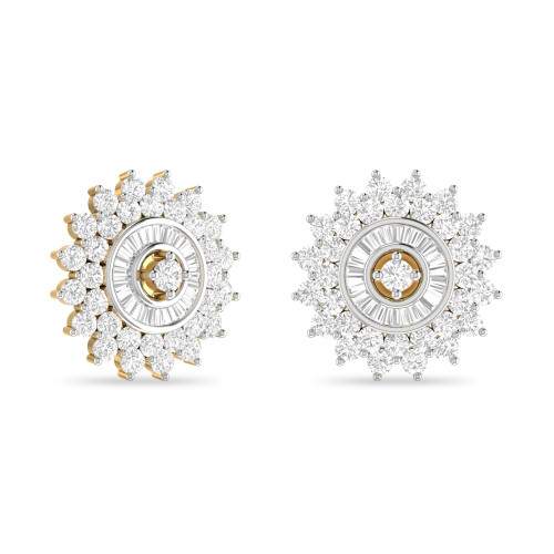 IVY AABI JEWELS  DIAMOND IGI CERTIFIED DIAMOND EARRINGS TOPES FO