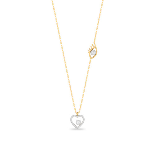 MOHI AABI JEWELS IGI CERTIFIED DIAMOND JEWELRY BRACELET CUM NECK