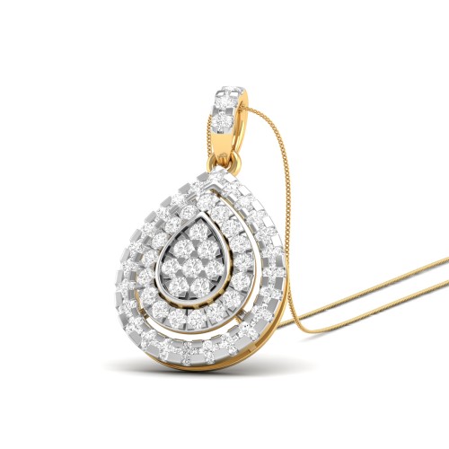 SYLVIA  AABI JEWELS IGI CERTIFIED DIAMOND JEWELRY PENDANT