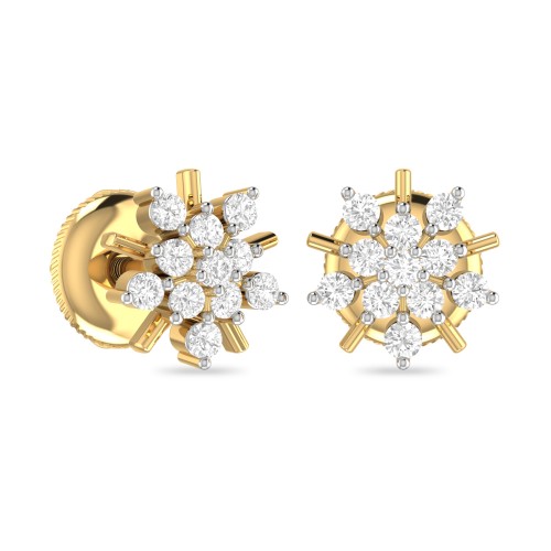 FRIYA AABI JEWELS IGI CERTIFIED DIAMOND JEWELRY EARRING