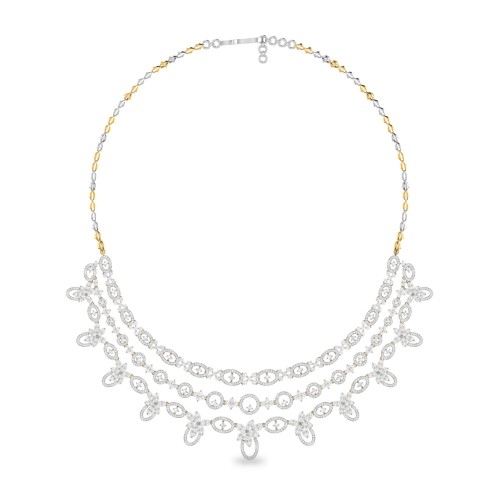 GOLDENDEER AABI JEWELS IGI CERTIFIED DIAMOND ROSE GOLD JEWELRY D