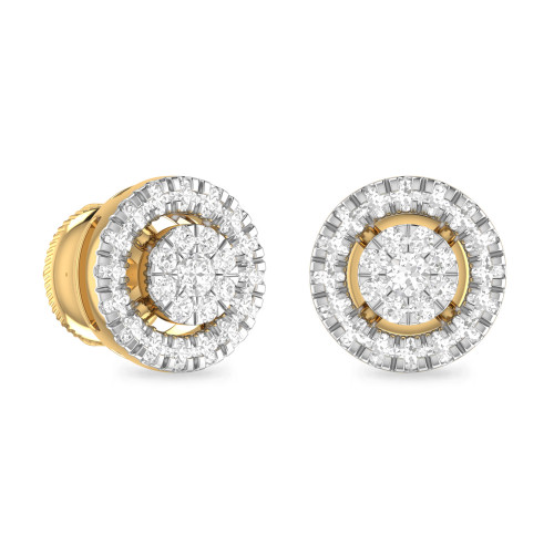 AMELIA AABI JEWELS  DIAMOND IGI CERTIFIED DIAMOND EARRINGS HOOPS